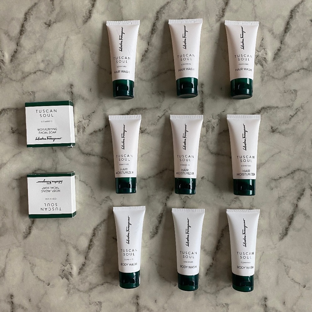 Salvatore Ferragamo Tuscan SoulConvivio Travel set